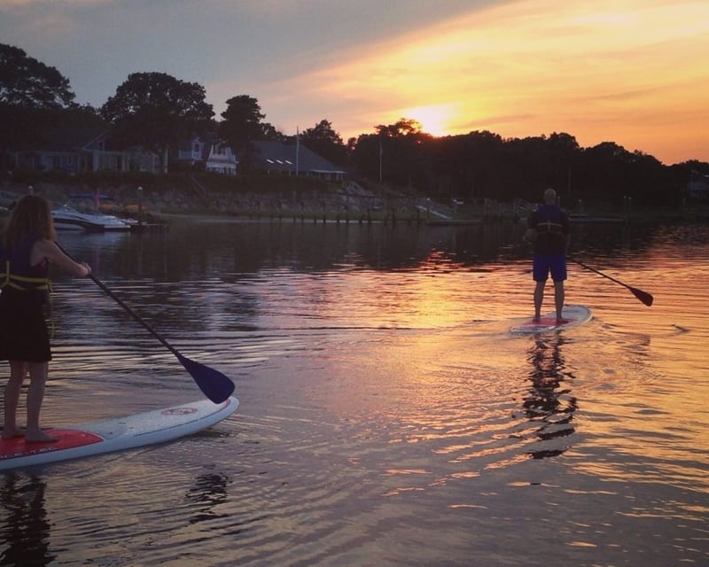Sunset Paddleboard Tour in Cape Cod