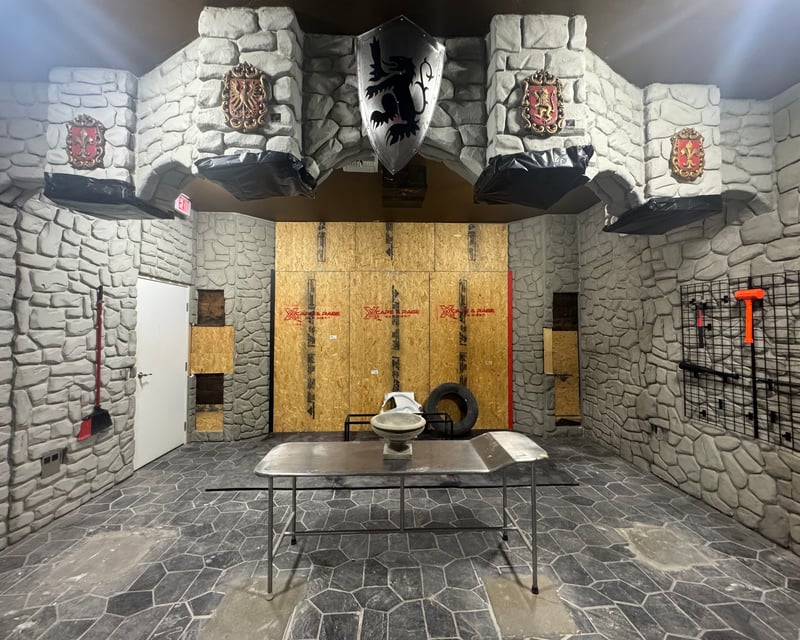 Smash Items at a San Diego Rage Room