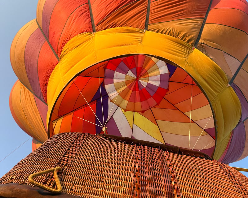 Sunrise Fall Foliage Hot Air Balloon Ride in Eagle, ID