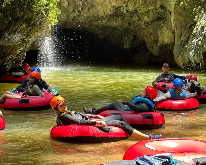 Zipline, Cave Tubing & Cliff Jumping in Arecibo