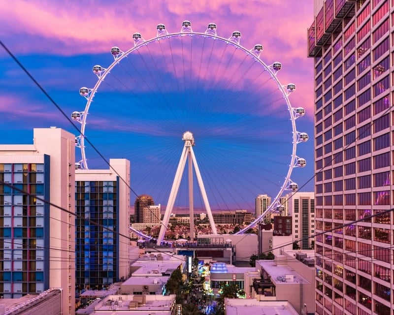 Zipline Over the LINQ Promenade on the Las Vegas Strip