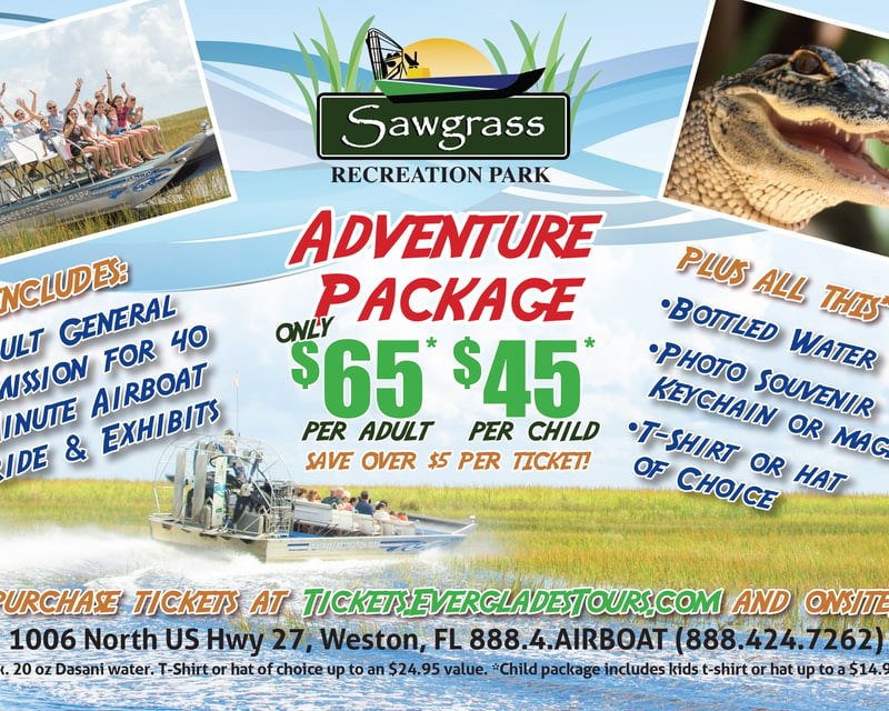 Everglades Airboat Ride & Alligator Exhibit in Weston