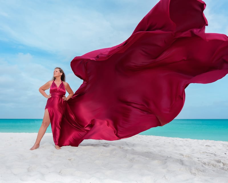 Flying Dress Rental with Hotel Delivery in Aruba
