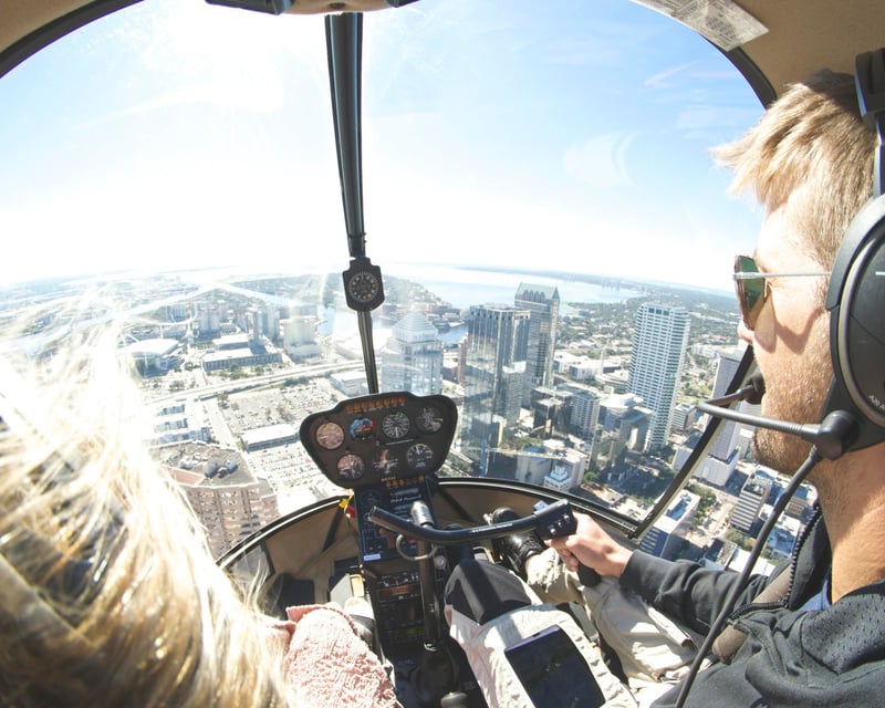 Tampa Helicopter Tour Over Downtown & Ybor City