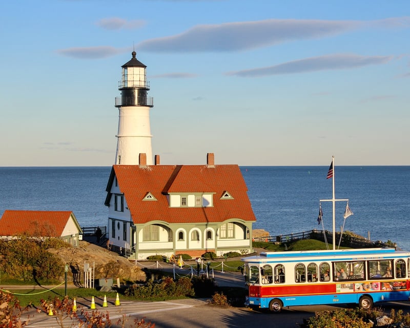 Portland Guided Trolley Tour to Portland Head Light