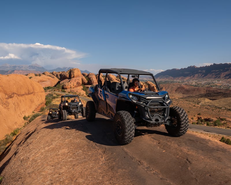 Self-Drive Sunset Hell's Revenge UTV Tour in Moab