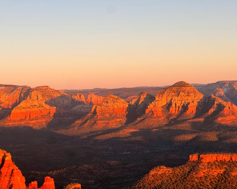 Mogollon Rim Sunset Helicopter Tour From Sedona