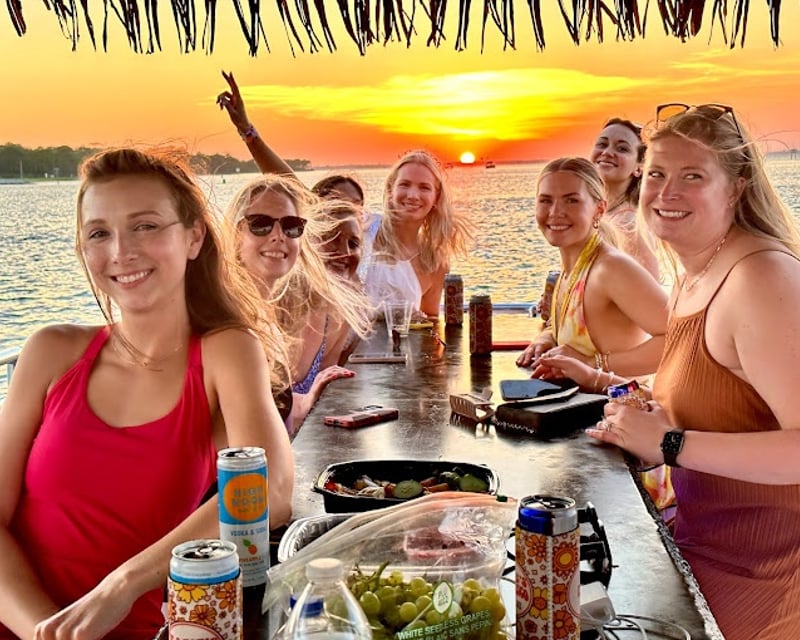 Private Sunset & Harbor Lights Tiki Cruise in Destin