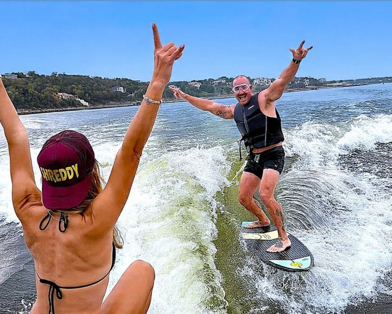 Learn Wakesurfing on Lake Travis With a Champion