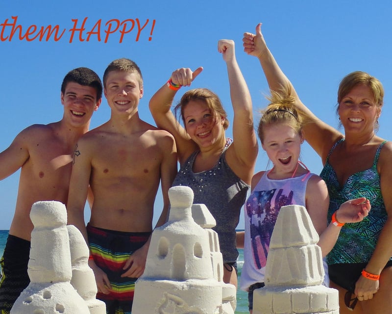 Private Family Sandcastle Lesson on Scenic Highway 30A