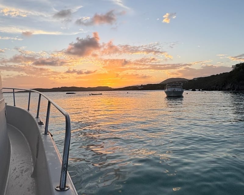 Private Sunset Boat Charter in St. Thomas