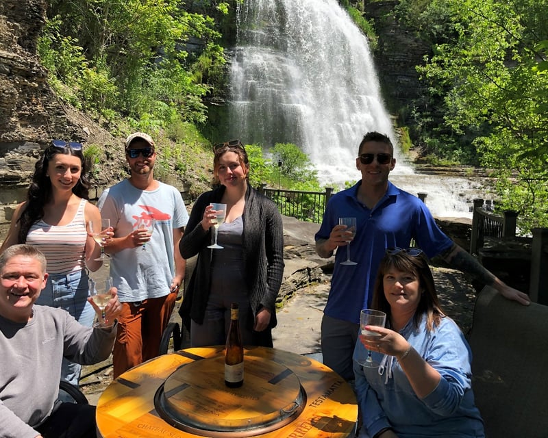 Waterfall Boat Tour on Seneca Lake