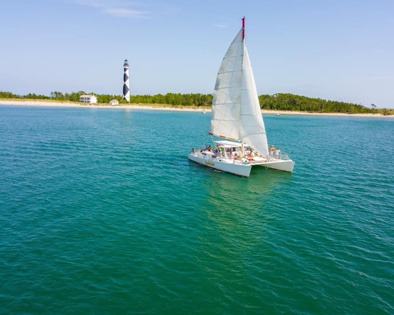 Cape Lookout Private Cruise on 45ft Catamaran