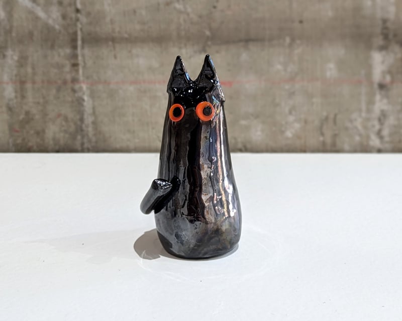 Glass Black Cat Making Workshop in Toledo