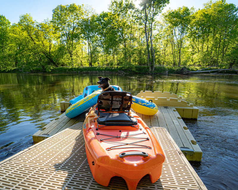 Shiawassee River Tubing & Kayak Float in Chesaning