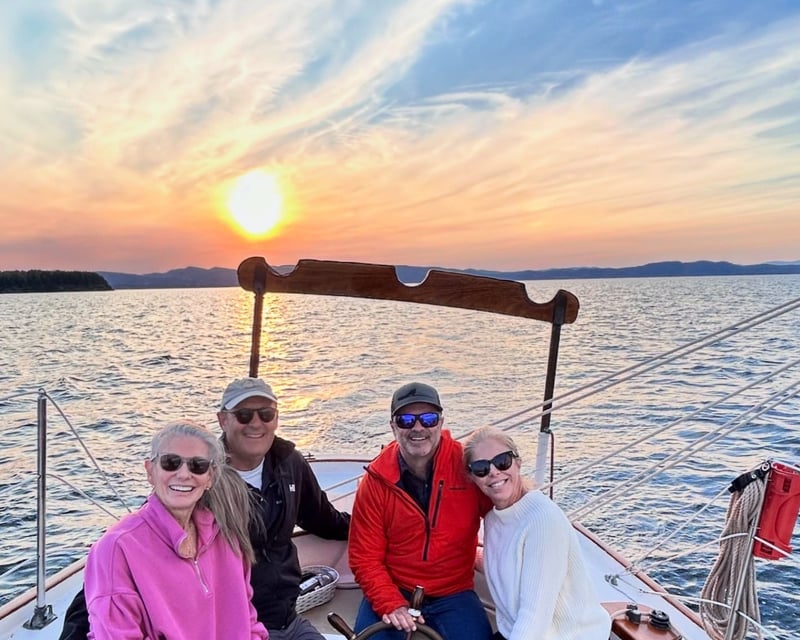 Burlington Sunset Sail on a Classic Friendship Sloop