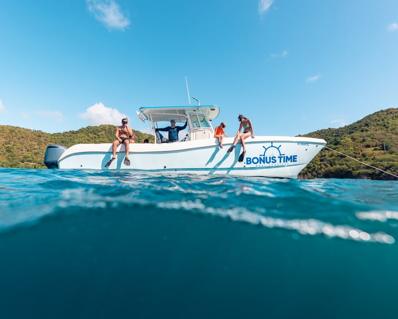 Private Sunset Snorkel Cruise in St. Thomas & St. John