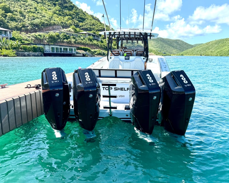 Private Full-Day Power Catamaran Charter in St. John