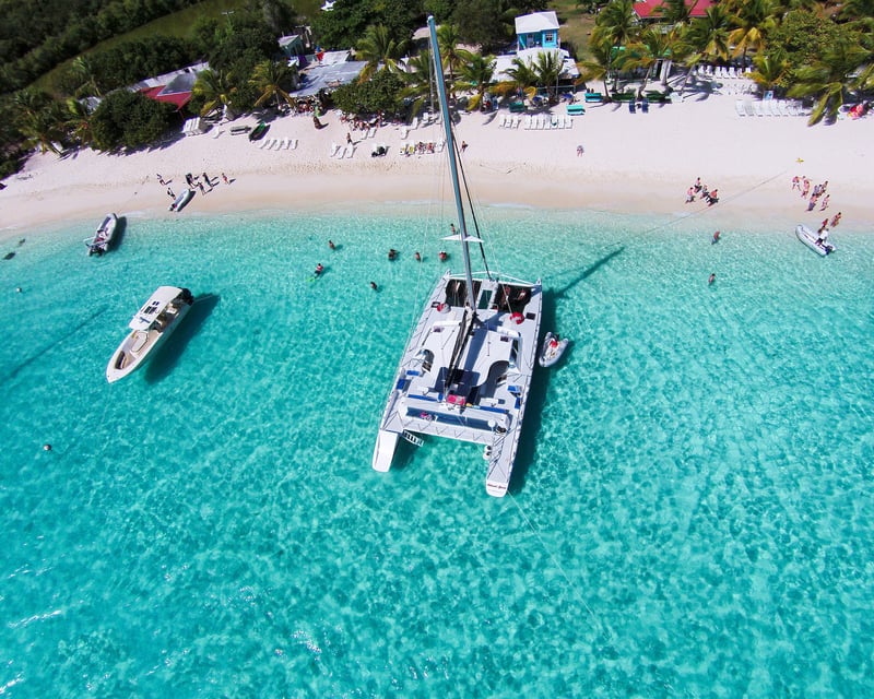 Jost Van Dyke Catamaran & Snorkel Day Trip from St. John