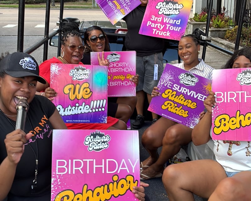 Ride a 2-Hour Pink Party Truck Tour in Houston