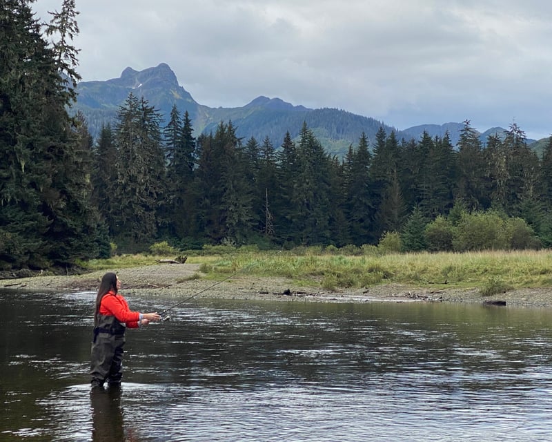 Guided Salmon & Trout Fishing on Chichagof Island
