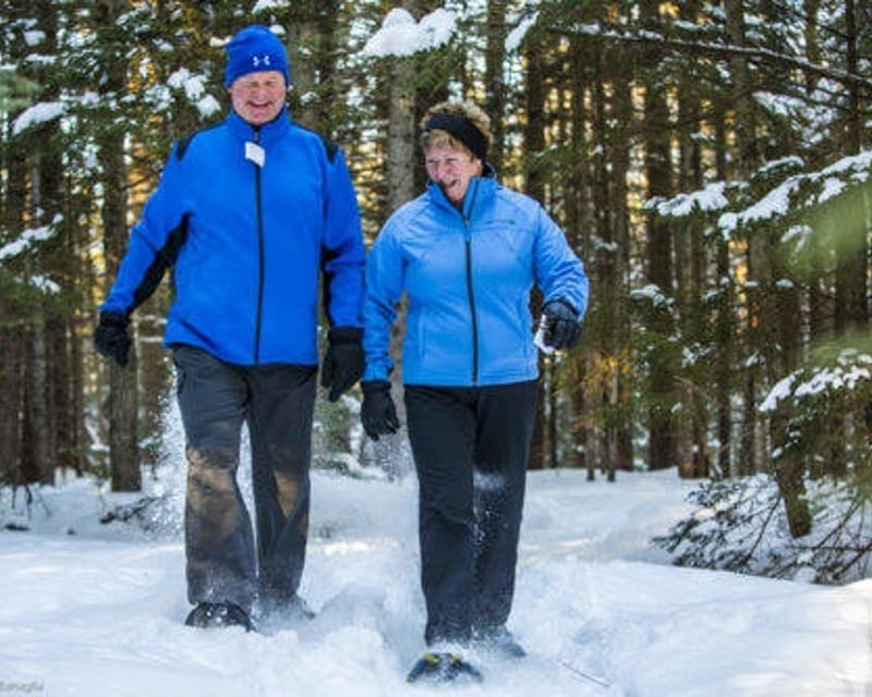 1-Day Snowshoe & Pole Rental at Lapland Lake