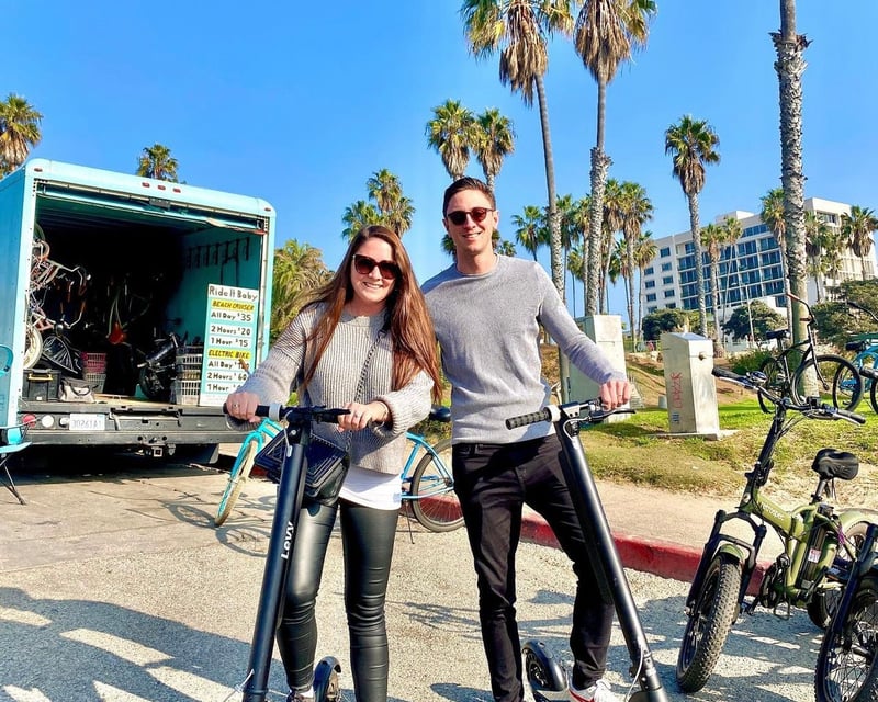 Santa Monica Beginner E-Scooter Rental