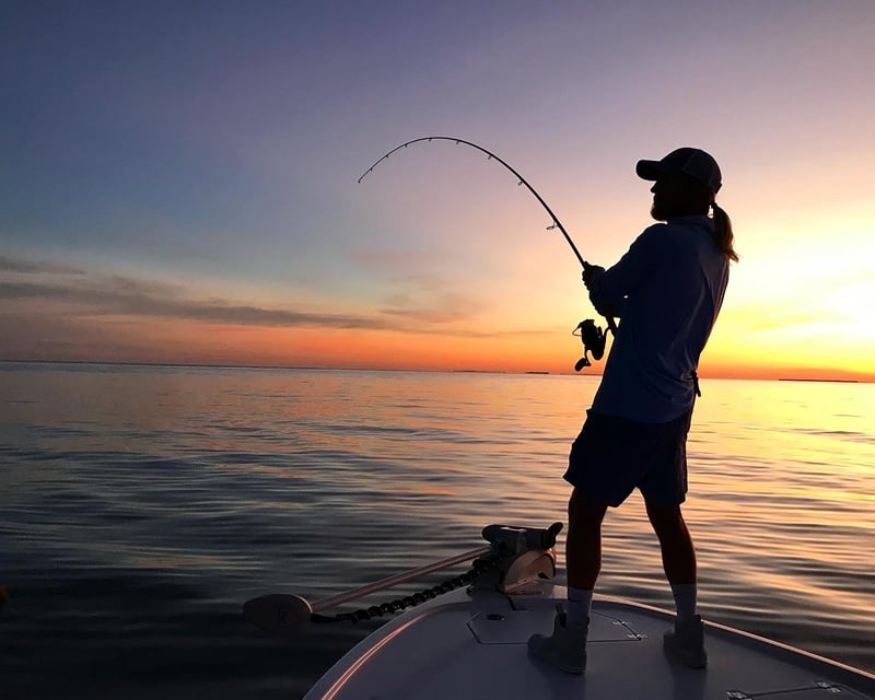 Sunset Tarpon Fishing Charter in Key West