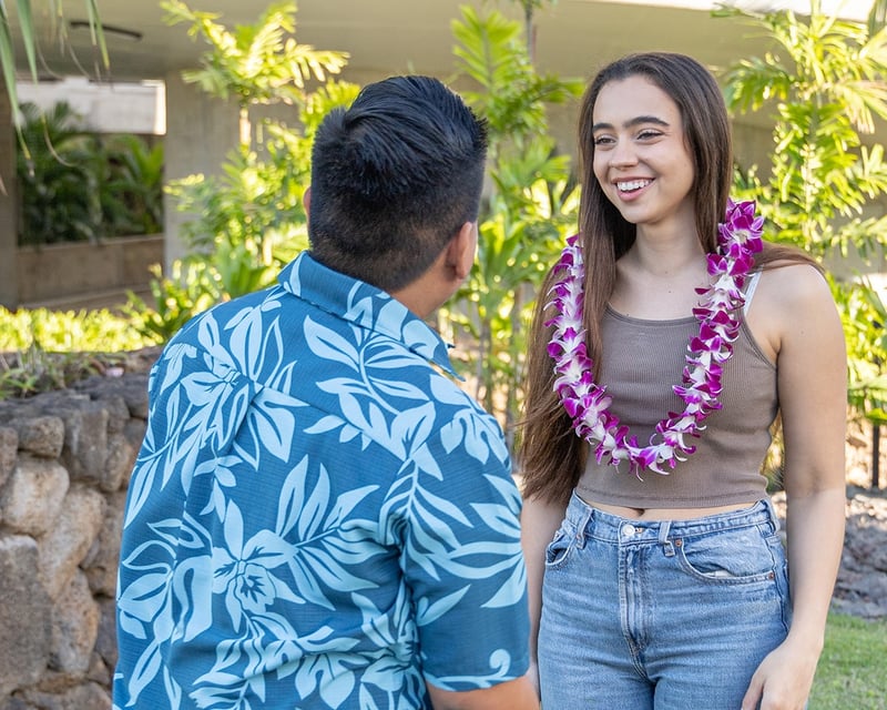 Solo Traveler Lei Greeting at Honolulu Airport