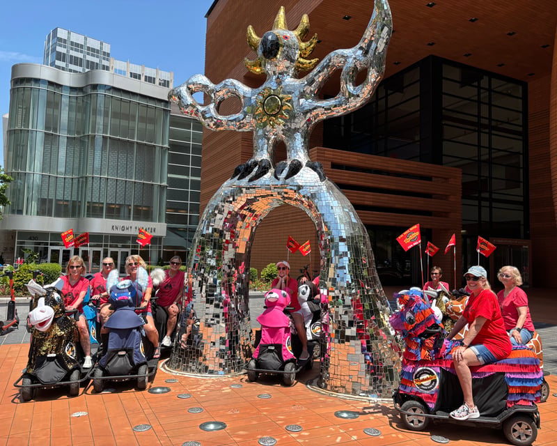 Uptown Charlotte Animal Scooter Tour
