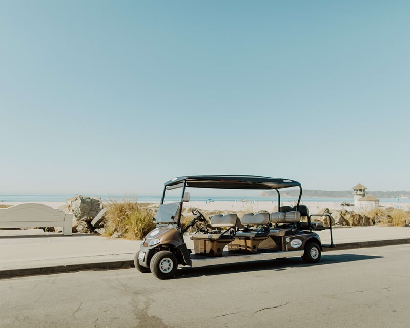 Explore Coronado by 8-Passenger Golf Cart