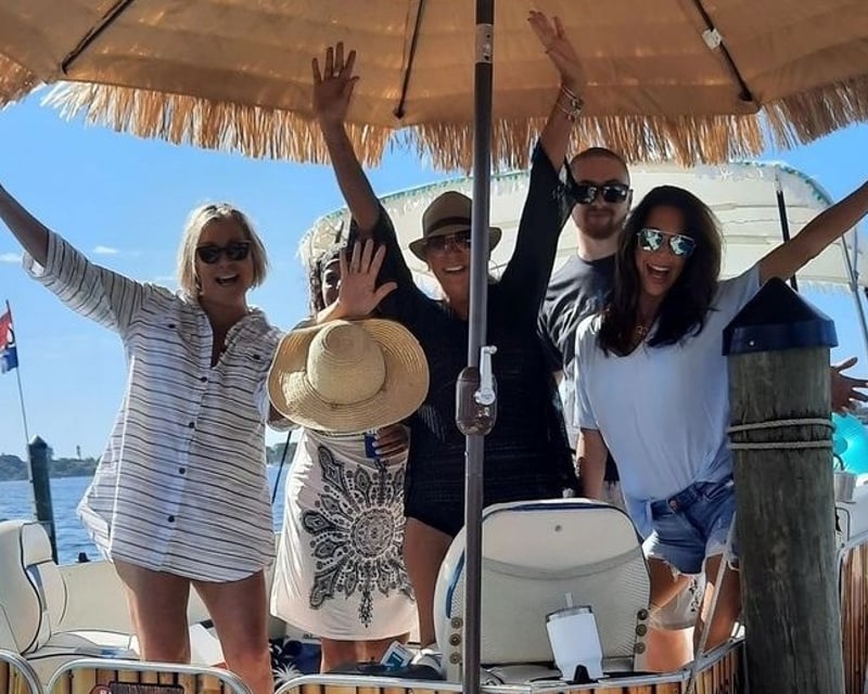 Private Tiki Boat Island Hopping Cruise in Nokomis