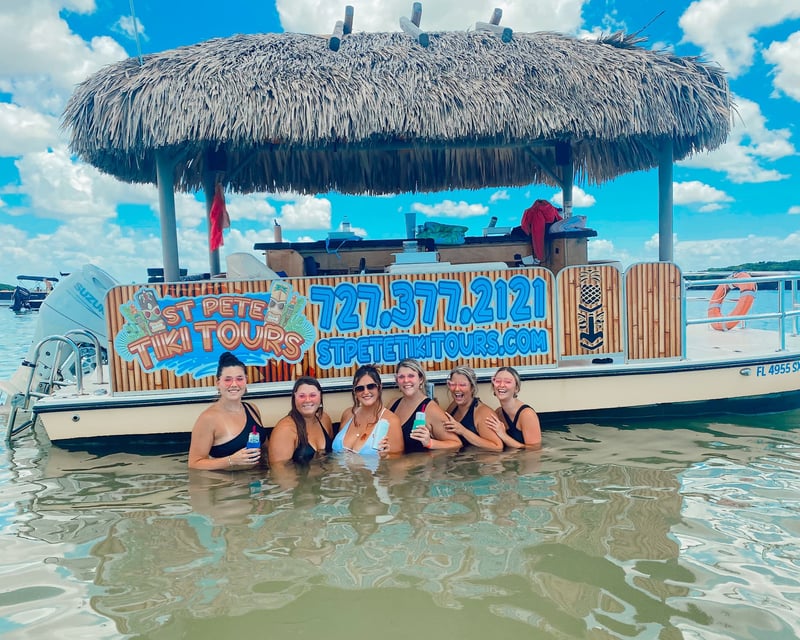 Private Floating Tiki Bar Cruise in St. Petersburg