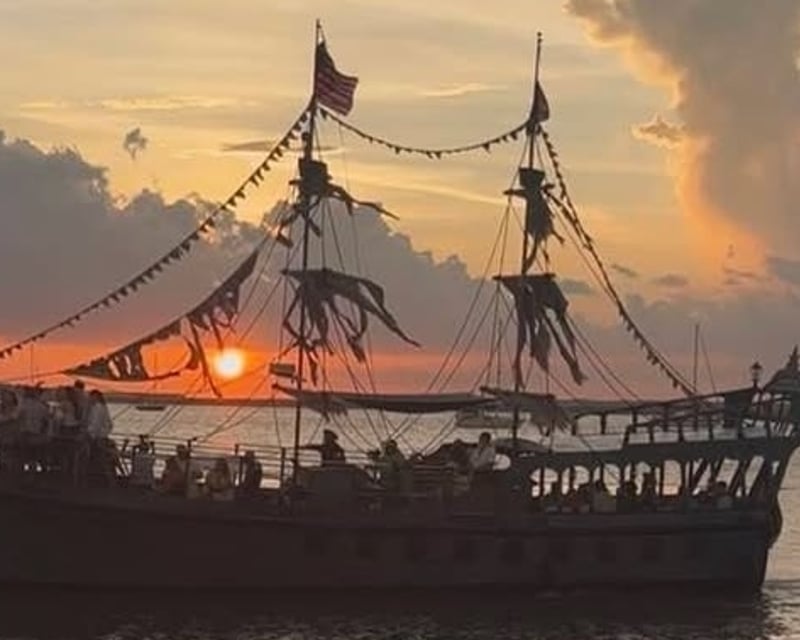 Private Pirate Ship Sunset Cruise in Fernandina Beach
