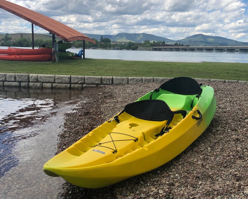 Double Kayak Rental on Flathead Lake