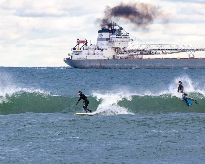 Private Surf Lesson in St. Joseph, Michigan