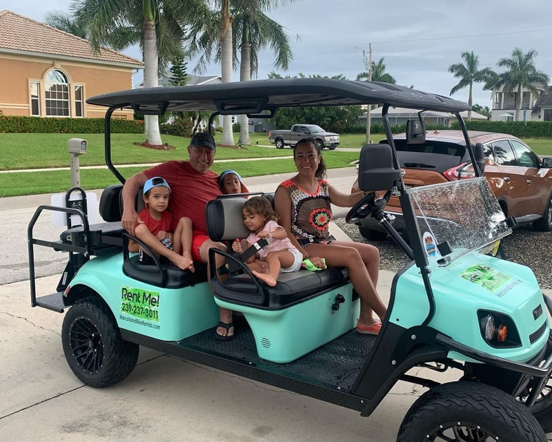 6-Passenger Golf Cart Rental in Marco Island