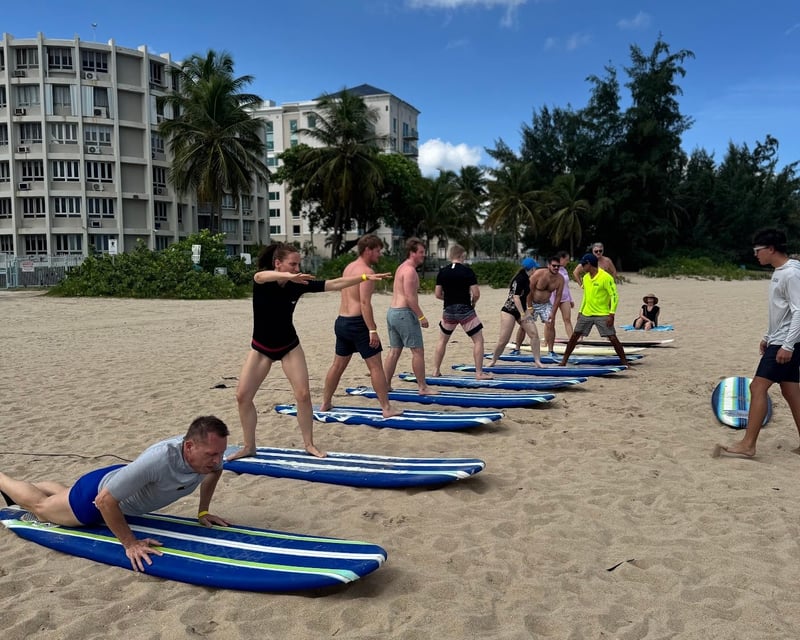 Private Surf Lesson at Pine Grove Beach, Isla Verde