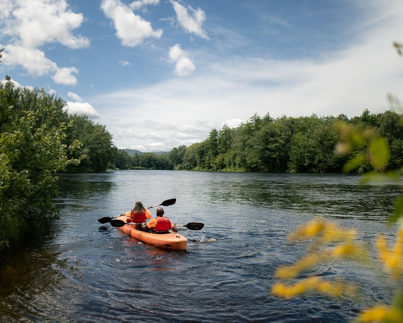 4-Hour Double Kayak Rental on Androscoggin River