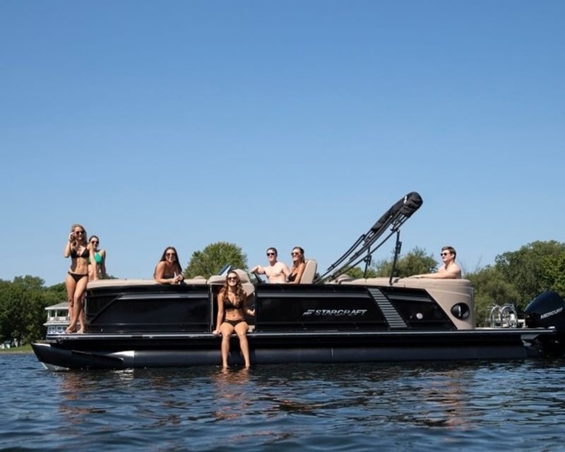 Private Pontoon Boat Rental on Long Lake in Naples