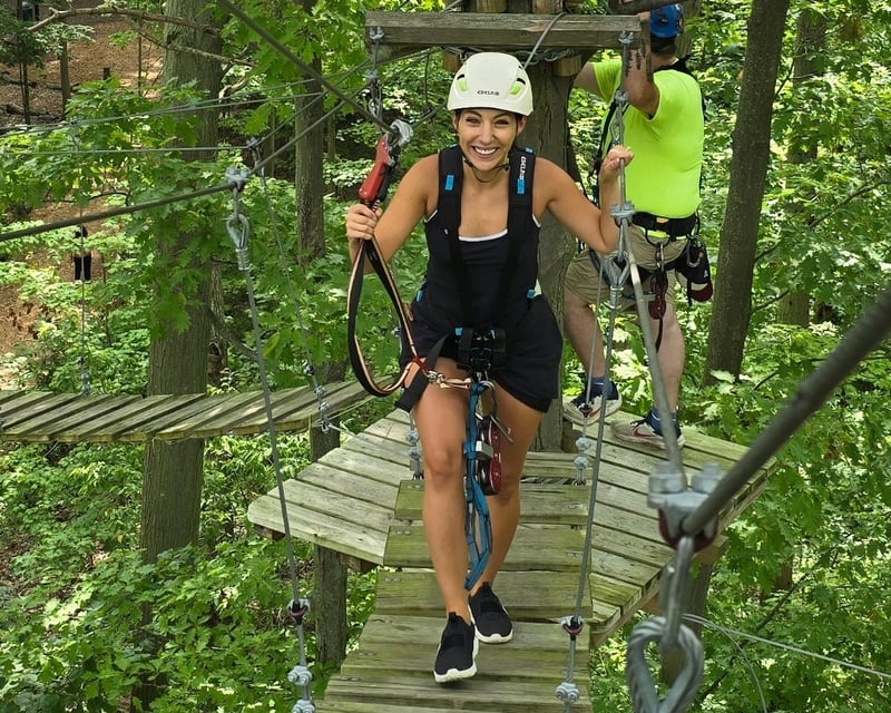 2-Zip Zipline Tour in Geneva State Park
