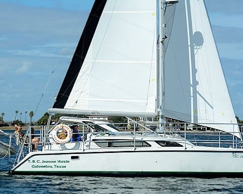 Private Afternoon Catamaran Sail in Galveston