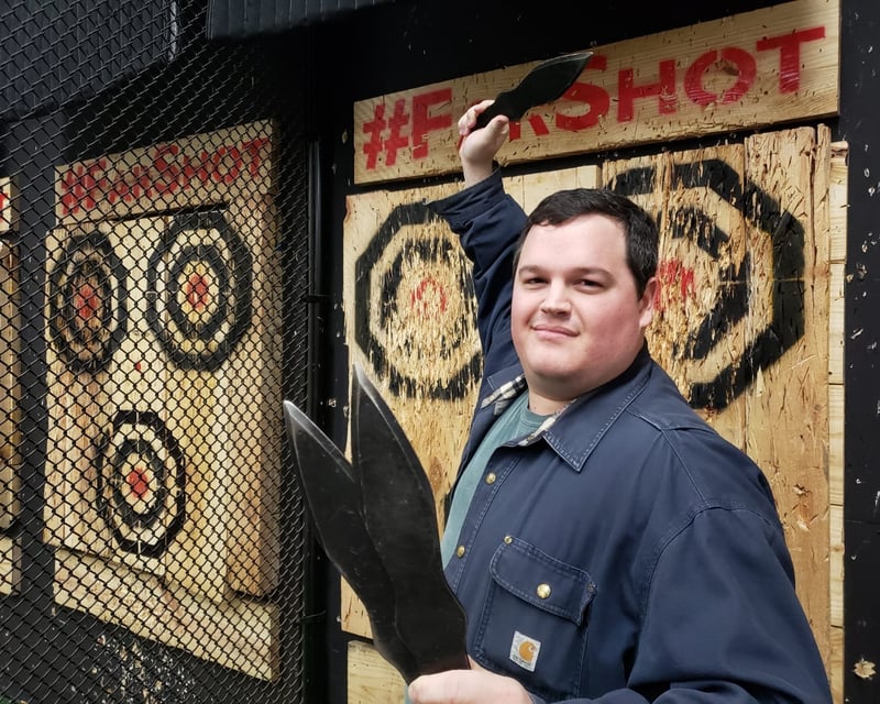 1-Hour Knife Throwing Session in Worcester