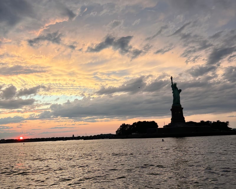 Statue of Liberty Sunset Cruise from Jersey City