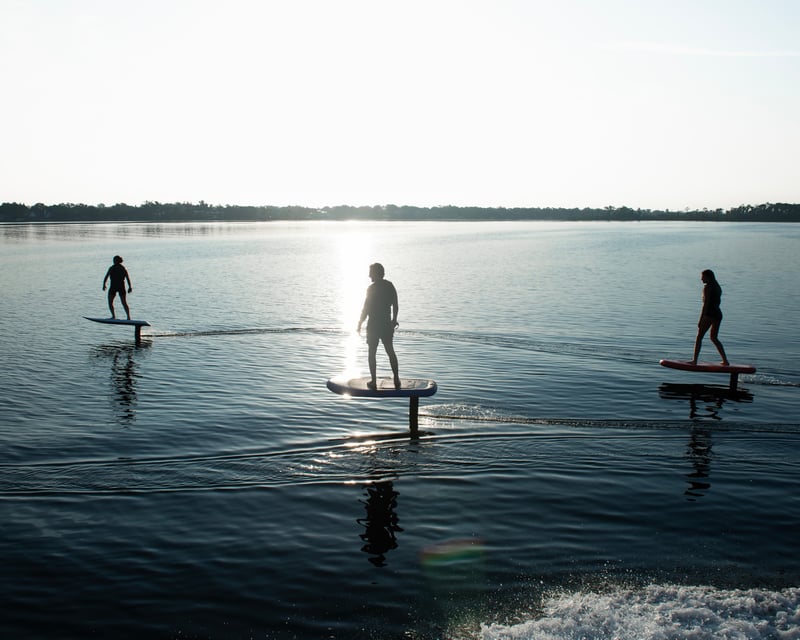Lake Tahoe eFoil Lesson for 3 Riders