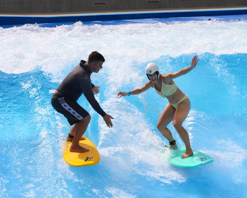 Wave Pool Surf Lesson with a Pro Surfer at Wai Kai