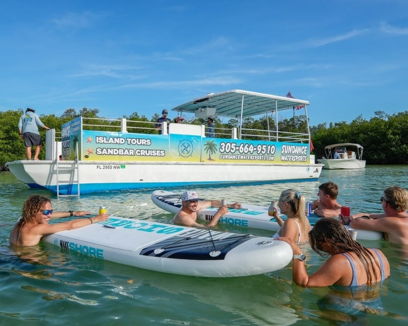 White Marlin Sandbar Swim Trip in Islamorada