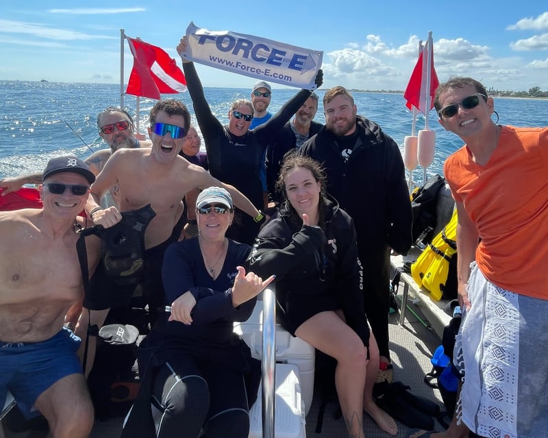Reef & Wreck Boat Dive for Certified Divers in Boca Raton