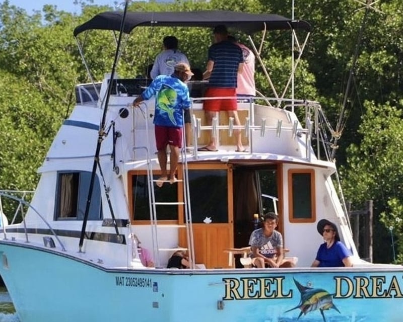 Cancun Fishing Charter with Air-Conditioned Cabin