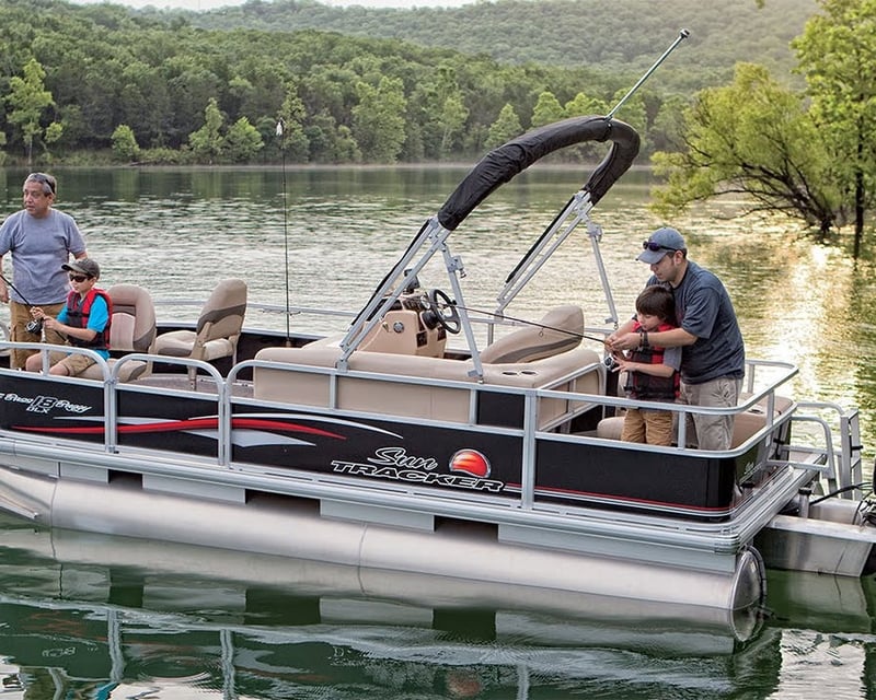 60 HP Pontoon Rental in Rapid City